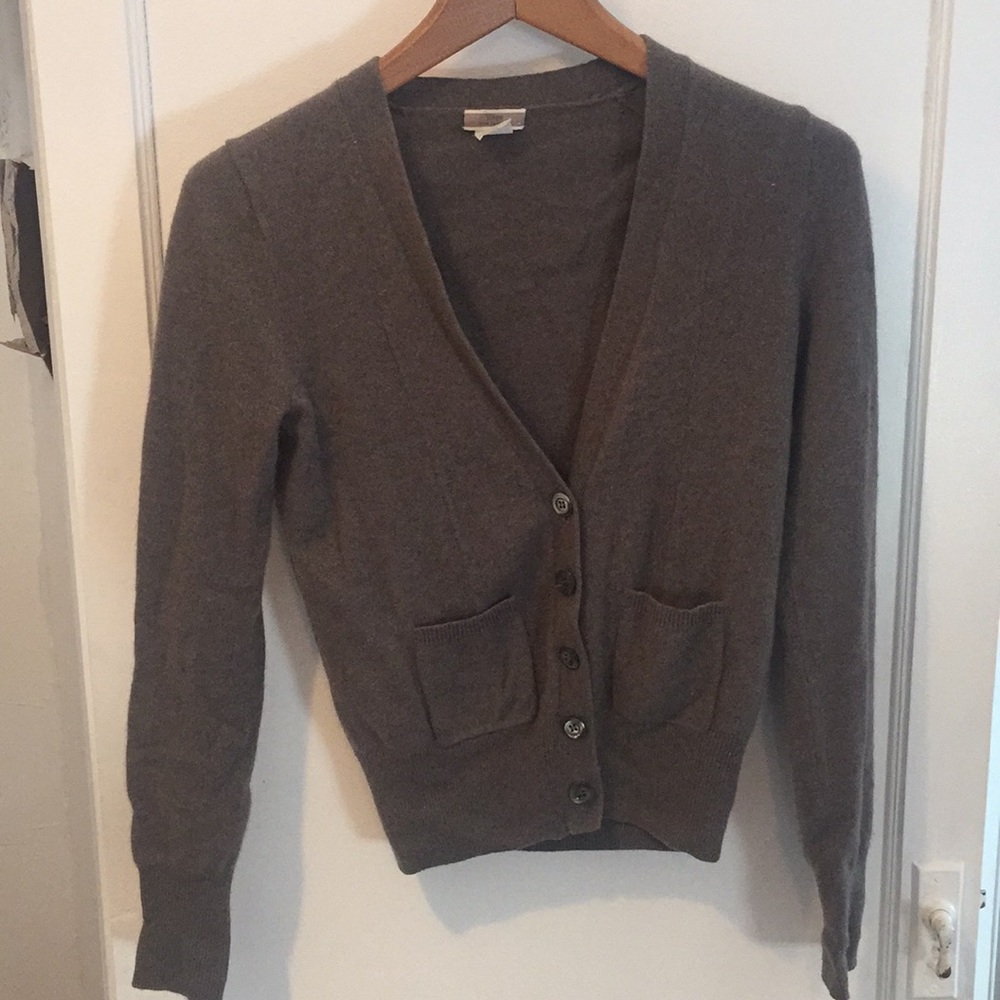 J crew cardigan